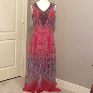 Red Reba Maxi Dress
